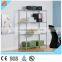 chrome wire shelving for display