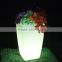 2016 Best selling multcolor rechargeable LED Flower Planter Pot