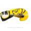 New Hot 8 - 16 OZ UFC Fitness Pretorian Grant Luva Boxe Gym Training Boxing Gloves In Yellow PU Leather Muay Thai MMA Mitts