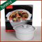 Fashion style white porcelain casserole with lid