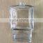 hot sale bathroom glass cup hanging square soap holder