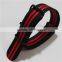 Black Orange Stripe Black Hardware Custom Nylon Watch Strap