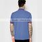 Daijun oem high quality mens design 100% cotton short sleeve blue polo shirt