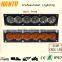 210w car light bar single row led light bar amber and white headlight
