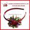 2015 Christmas ribbon printed ribbon hair bow ribbon hairband