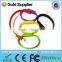 customized logo rubber bracelet usb flash dive