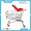 European Style Metal Folding Shopping Cart With Seat