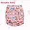 2015 hot sale cartoon print Baby pocket cloth diapers, Eco friendly baby nappy