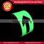 Pressure-sensitive adhesive arrow photoluminescent tape