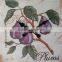 hot sale fruit oil painting wall clock