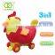 Baby walking trolley yellow duck toy with music and shinning eyes