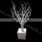 70CM gold wedding plastic beaded tree artificial faux plastic tree