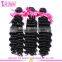 Wholesale full cuticle 18 inch brazilian loose deep wave high quality 10a brazilian virgin hair deep wave