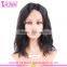 12 Inches Short Style Middle Part Natural Wave Brazilian Human Hair Wig Lace Front