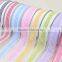 Custom DIY High Grade Outout Satin Embossed Ribbon Flowers Roll Celebrate It Of Color Ribbon for Decorative Hair Gift