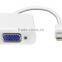 NEW Mini 3Inch DisplayPort DP To VGA Adapter Cable For MacBook