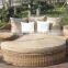 Sectional Wicker Daybed Stool Covered With Cushion