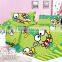 polyester princess/snow white/hello ketty cartoon design bedsheet fabric