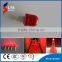 Portable road cone with plastic base
