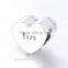 X168 Fine Jewelry Butterfly Heart Lockets,Charms making for European DIY Bracelet