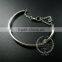 4x60mm Stainless steel DIY bangle fashion bracelet chain for engraving laser custom name words DIY supplies,findings 1900119