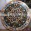 Home Decorative Black Marble Inlay Dining Table Top Pietre Dure Tables
