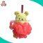 Lovely animal frog bath gel ball hello kitty bath mitt