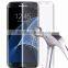 HUYSHE hot selling TPU film screen tempered glass for samsung galaxy S7 edge screen protector
