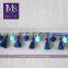 Newest design handmade 4.5cm width beaded pompom fringe wholesales