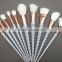 New arrival high quality hot selling private label unicorn cosmetic brushes set