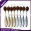 Wholesale single spray finishing gold oval face brush
