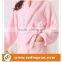 Customlized hotel/home bathrobe 100% cotton with logo