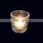 100ml candle holder/clear glass candlestick empty jar