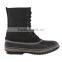 Italian Black Lace Up Winter Boots