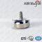 D25mm x 7.8mm Pot magnets with threaded stem
