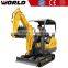 China Digger 1.8ton Mini Excavator price with Breaker with Nachi Pump