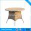 Outdoor Furniture Chrysanthemum Weaving Dining Table And Chairs