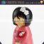 Japanese stylish toy lassock decoration, red beautiful girl