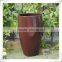 Hot Sale Glossy Fiberglass Bright Color Flower Pot Garden Planter