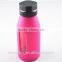 See- Through Window Glass Water Bottle With Silicon Gel Protective Sleeve