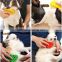 SuperDesign Soft Silicone Rubber Brush for Cats and Dogs, Double Sided Curry Brush, Silicone Pet Brush