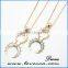 fashion jewelry white stone necklace chain turquoise necklace