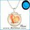 Party Supplier Huge Bulk Jewelry Factory Round-shape Luminous Necklace Light Necklace Fashion Jewelry Necklace