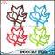 Promotional free gift Maple Leaf Design Silicone Placemat Pot Holder