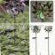 Out door decoration Metal Wind Spinner by Solar Power Garden Stake Free Sample