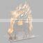 New style Tripple Reindeer Wooden led motif light , indoor christmas reindeer light