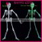 Halloween decorative glow plastic human skeleton