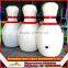 2017 best attractive games inflatable human bowling with factory lower price