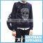 Skull Embroidery Slim Fit Men's Hoody OEM Casual Thin Sweater For Man Autumn/Spring Wearing