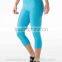 Womens Cropped Leggings Heather Blue Tights Sexy Leggings Wholesale